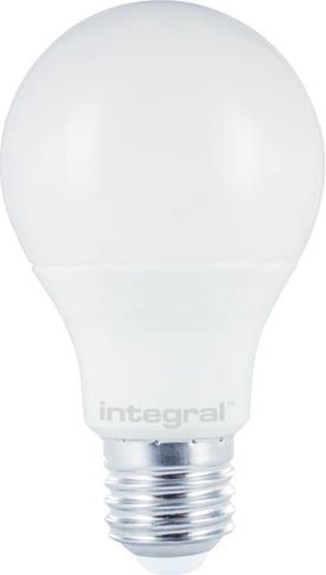 Onbeleefd Lijkt op Horzel Integral E27 LED lamp 8,6 watt extra warm wit 2700K 806 lumen frosted cover  | bol.com