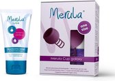 Merula menstruatie cup incl Merula lube - galaxy paars