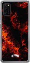 Samsung Galaxy A41 Hoesje Transparant TPU Case - Hot Hot Hot #ffffff