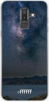 Samsung Galaxy J8 (2018) Hoesje Transparant TPU Case - Landscape Milky Way #ffffff
