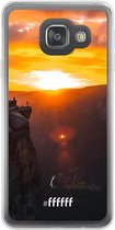 Samsung Galaxy A3 (2016) Hoesje Transparant TPU Case - Rock Formation Sunset #ffffff