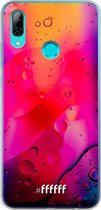 Huawei P Smart (2019) Hoesje Transparant TPU Case - Colour Bokeh #ffffff