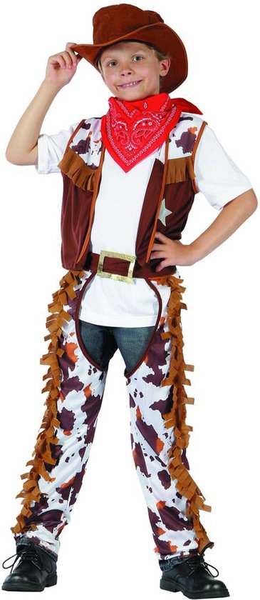 Cowboy kostuum voor jongens - Verkleedkleding - 116/122 | bol.com