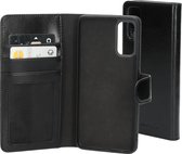 Mobiparts  Samsung Galaxy S20 4G/5G Jade Zwart Boekhoesje - Echt Leder - Magneetsluiting - Bookcase