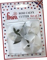 FMM Rose Calyx cutter set/3