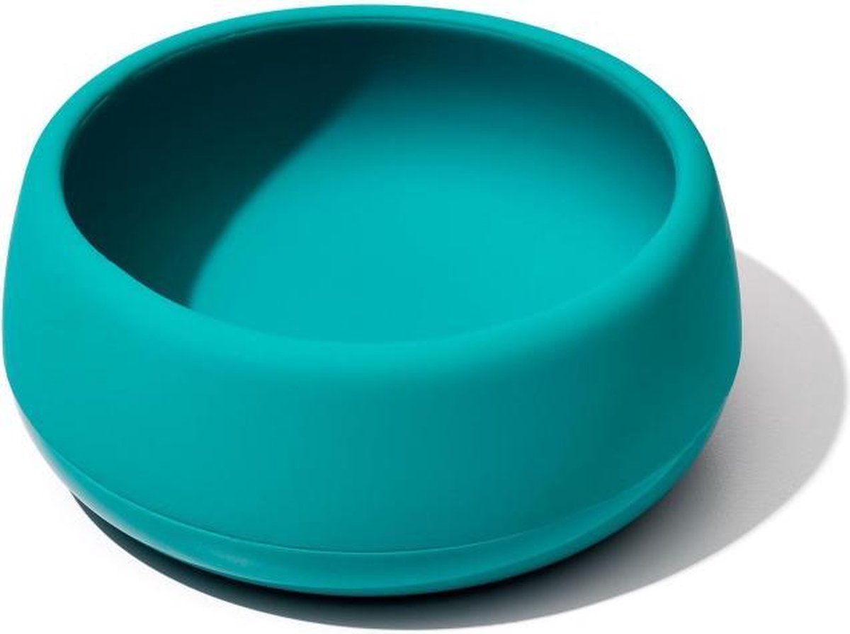 Goedkoopste OXO tot Silicone Kom - Babybord- Bord Baby - Servies baby - Bordje- Babyservies- Kommetjes - Teal
