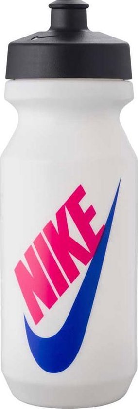 Nike Big Mouth Graphic 2.0 bidon 650 ml wit/roze/blauw - Nike