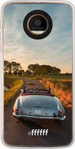 Motorola Moto Z Force Hoesje Transparant TPU Case - Oldtimer Mercedes #ffffff