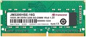 Transcend JetRAM - DDR4 - 16 GB - SO DIMM 260-PIN - 3200 MHz / PC4-25600 - CL22 - 1.2 V - niet-gebufferd - niet-ECC