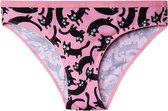 Good Mood Dames Slip Roze Katten - XL