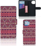 GSM Hoesje Motorola Moto G 5G Plus Bookcase Aztec Purple