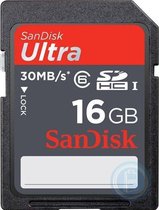 Sandisk 16GB Secure Digital Ultra II 16GB SD flashgeheugen