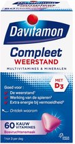 Bol.com Davitamon Compleet Weerstand Kauwvitamines - Multivitamine - bosvruchten - 60 tabletten aanbieding