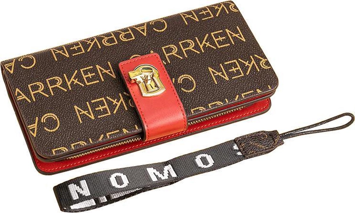 ZILOU® Portemonnee - Dames - Ritsvak - Bruin