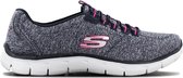 Skechers Empire - Heart to Heart - Relaxed Fit - Dames Sneakers Sport Casual Schoenen Navy Roze 12404-NVHP - Maat EU 39 UK 6