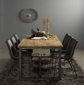 Eettafel Potenza 250x100x78 | Oud Teak