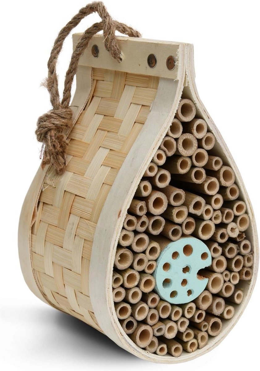 Wildlife world Bijenhotel | Insectenhotel voor bijen | Luxe design Druppelvormig