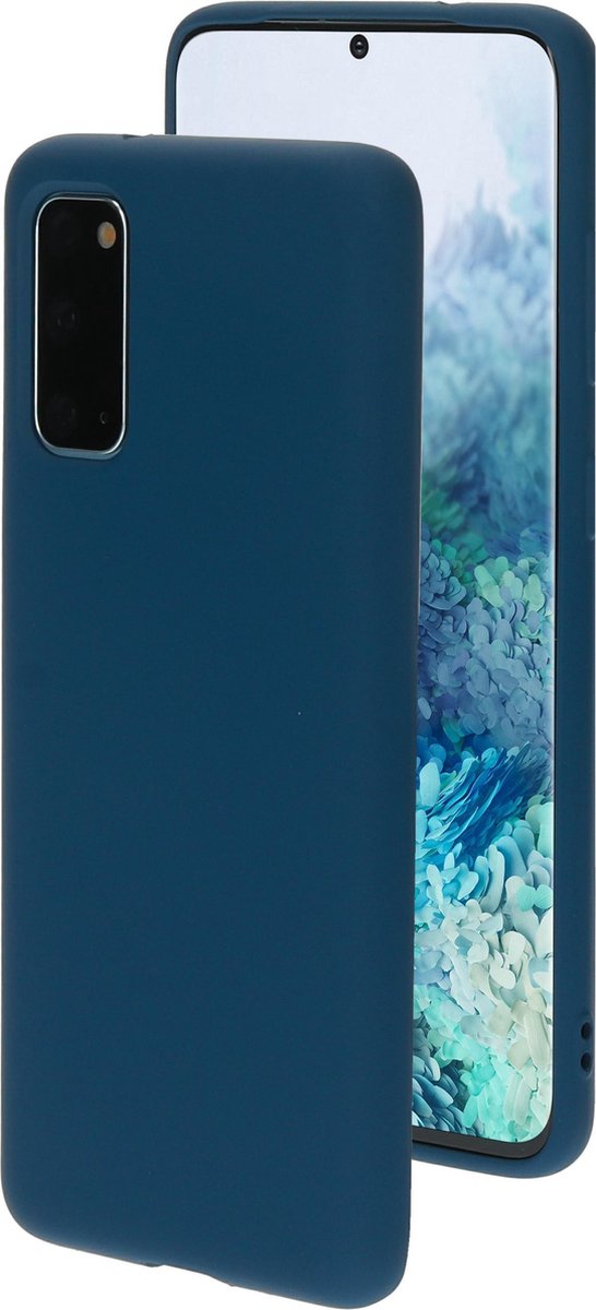 Samsung Galaxy S20 Hoesje - Siliconen - Blauw - Mobiparts