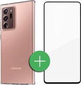 TORCE® Note 20 Ultra Hoesje - Case Transparant + Gratis Glass Screenprotector