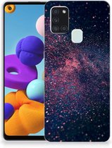 Telefoonhoesje Geschikt voor Samsung Galaxy A21s TPU Siliconen Hoesje met Foto Stars