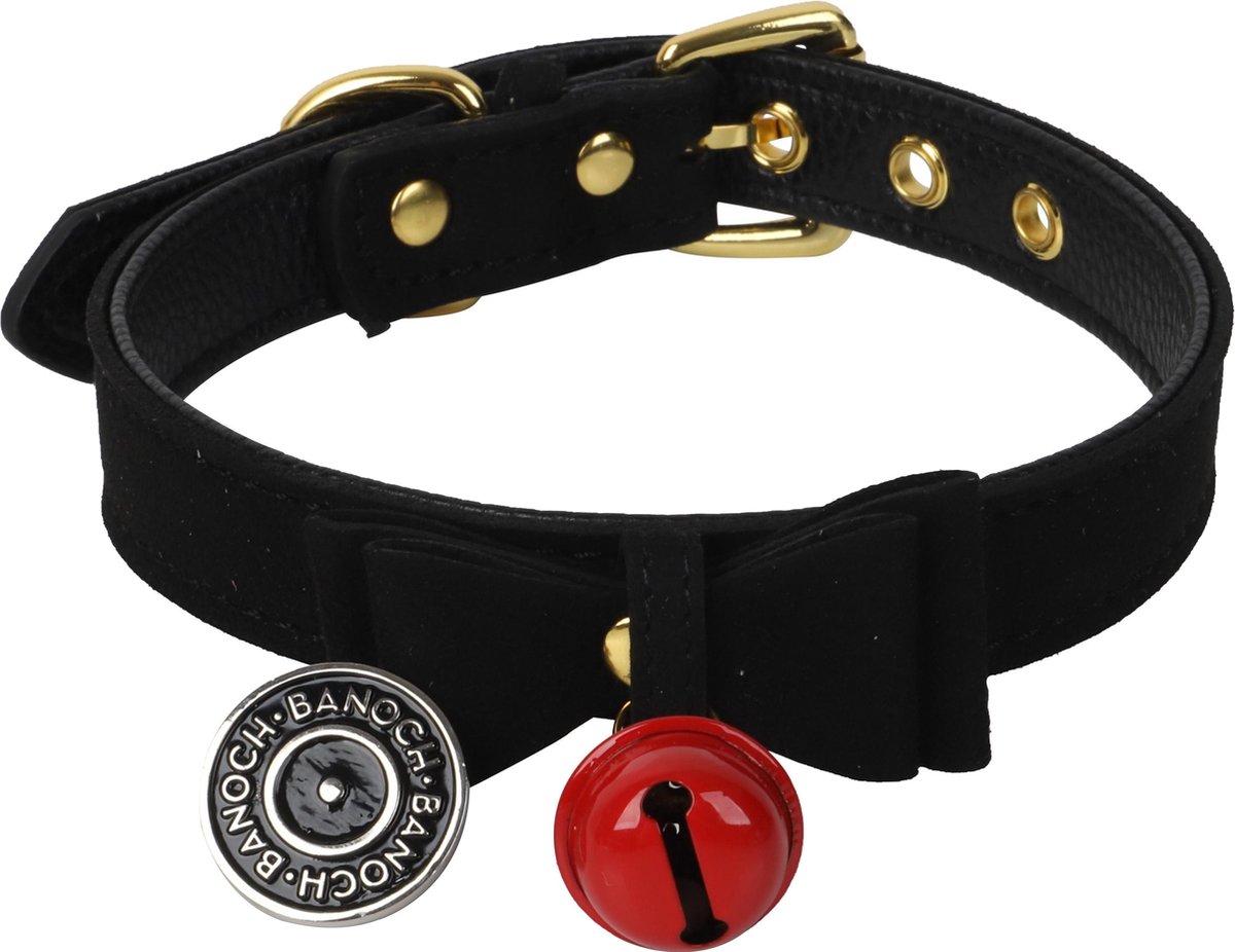 Goedkoopste Banoch - Collar Catbell Black - Halsband Strik Zwart