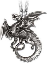 Alchemy Gothic Ketting THE WHITBY WYRM Zilverkleurig