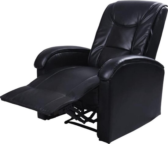 opmerking ironie heilig tv-stoel - Relaxstoel met uitklapbare Voetensteun - Zwart | bol.com