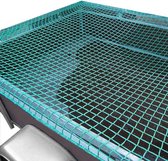 C&C Automotive Trailer Net - 1,5M x 2,2M - DEKRA Certified - Incl Draagtas! - Weersbestendig - Elastisch koord - Premium - Kwaliteit - Aanhanger net - Afdekzeil - Afdek net - Reis