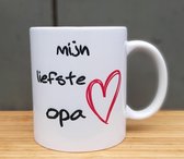 mok| mok met tekst| mijn liefste opa|