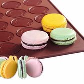 Bakmat, Bakvorm voor Macarons, Siliconen mat voor 48 Macarons, Bakplaat Koekjes