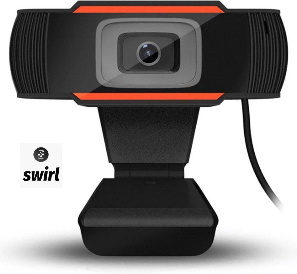 Swirl Webcam Full HD - 1080p Full HD - Met microfoon, USB-verbinding en cameracover - Voor Mac en Windows