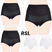 Dames hoog slips 5 pack M 36-38