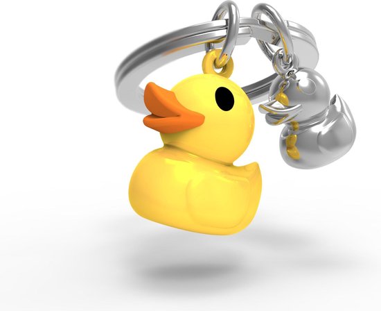Metalmorphose sleutelhanger gele eend Duckling | bol.com