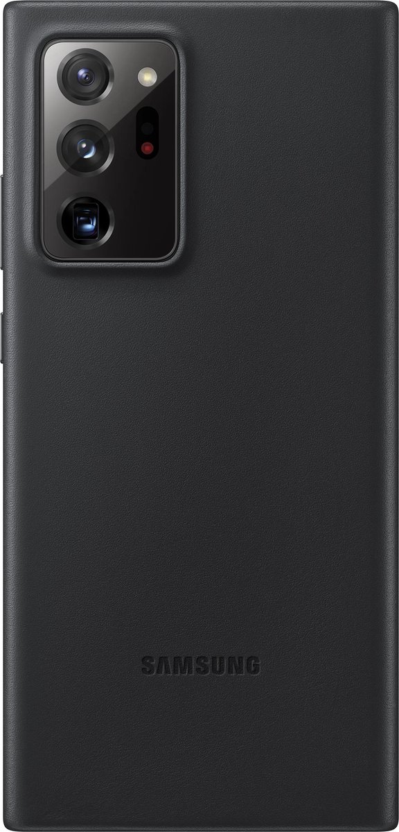 Samsung Leather Hoesje - Samsung Galaxy Note 20 Ultra - Zwart