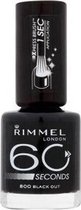 Rimmel London 60 seconds finish Nagellak - 800 Black Out