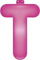 funtext letter T roze