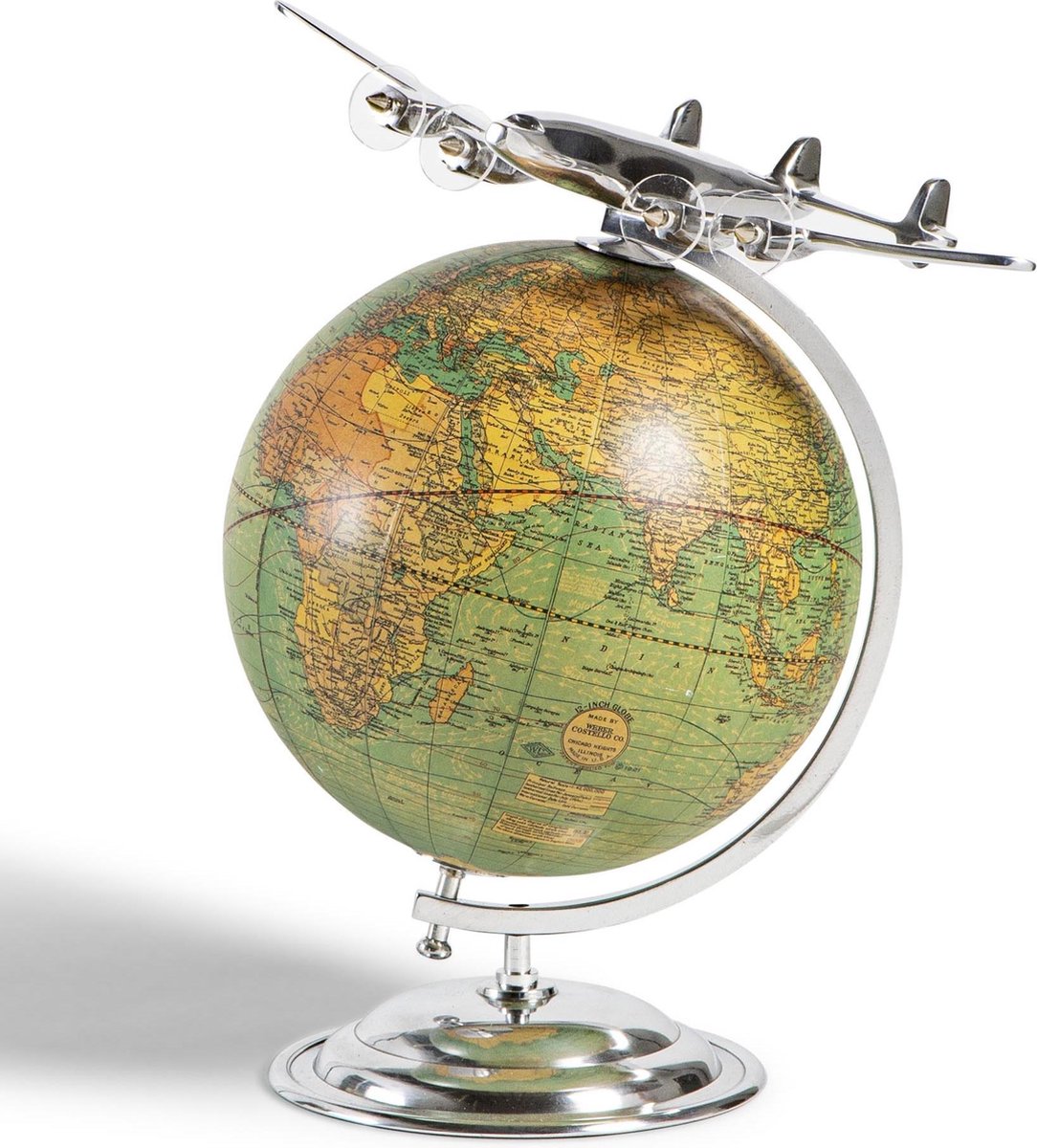 Authentic Models - On Top Of The World Bureau Model - bureau decoratie - vliegtuig model - bureau accessoires - vliegtuig decoratie - Vliegtuig