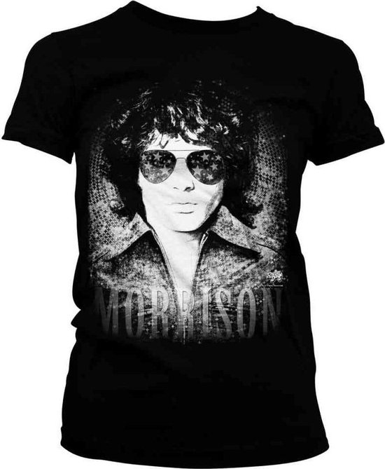The Doors Dames Tshirt -M- Jim Morrison - America Zwart