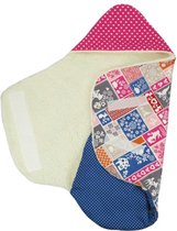 Handgemaakte Wikkeldoek Funny Forest - Wikkeldeken met bosdieren - 0 tot 4 maanden - 80 x 70 cm