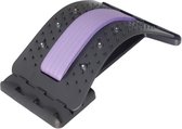 Fit & Vitaal Backstretcher - Rugstretcher  -  Backstretcher voor Houding Correctie - Magnetische Acupunctuur - Verstelbaar - Rugmassage - Paars