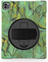 Tablet hoes geschikt voor iPad Pro 11 (2018/2020) Cover - Hand Strap Armor Case - Camouflage