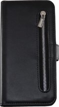 Rits Wallet case voor iPhone 6/6S plus + gratis protector Zwart