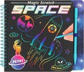 Depesche - SPACE mini Magic Scratch boek - krasboek