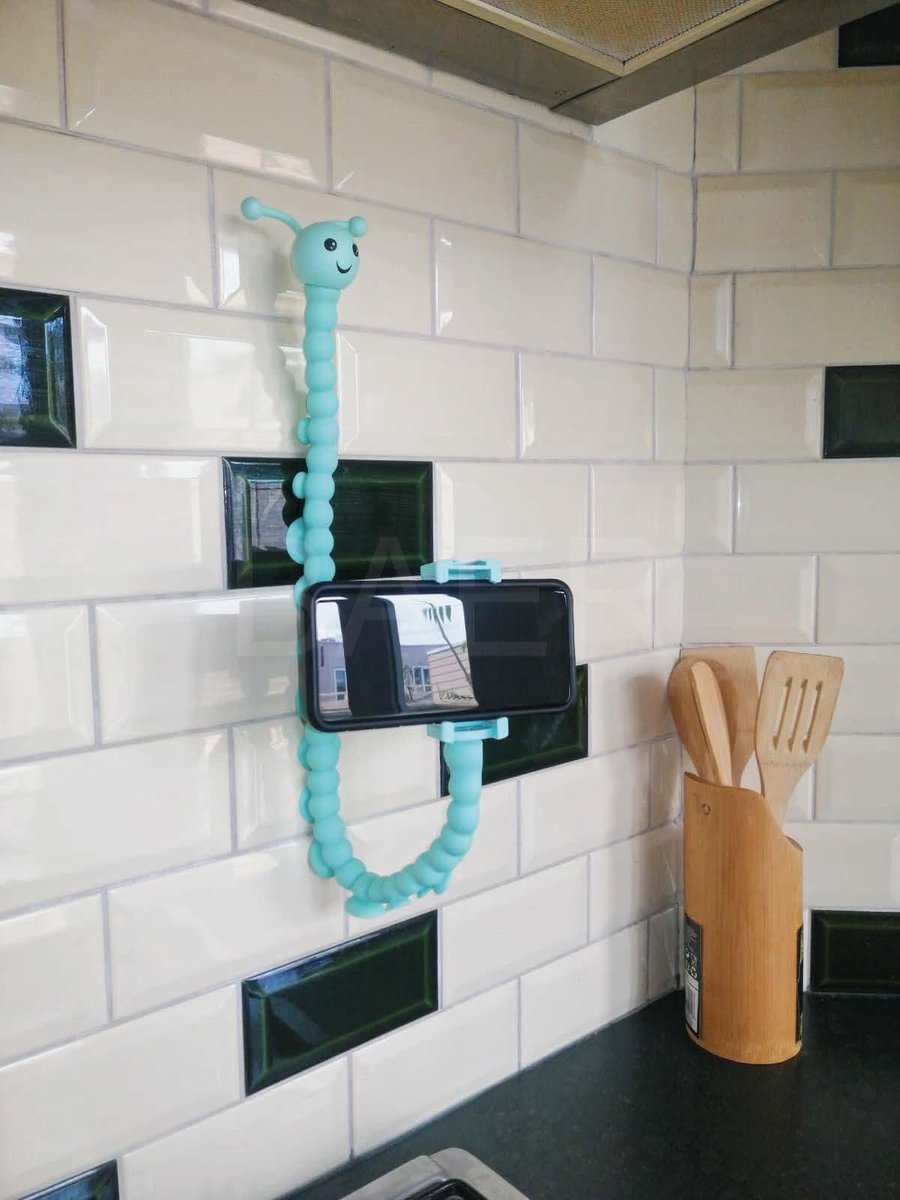 Design zuignap telefoonhouder voor de keuken of badkamer, smartphone-gadgets