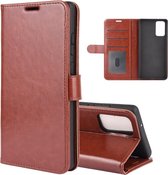 Samsung Galaxy Note 20 hoesje - Wallet bookcase - Bruin - GSM Hoesje - Telefoonhoesje Geschikt Voor Samsung Galaxy Note 20