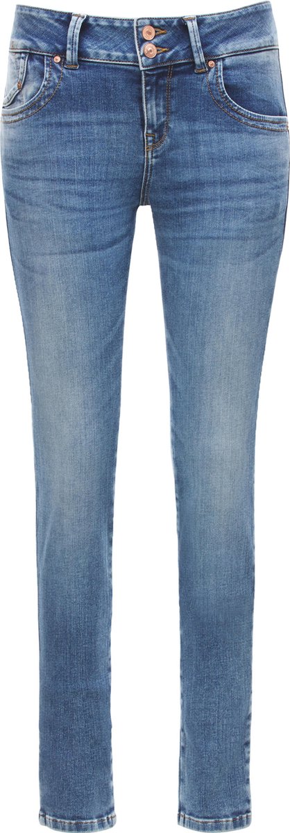 Ltb Jeans Nicole Dames Slim Fit Skinny Jeans Donkerblauw - Vergelijk