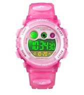 SKMEI Led Digitaal Kinderhorloge Roze - Giftbox