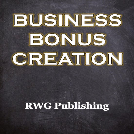 Business Bonus Creation - cover