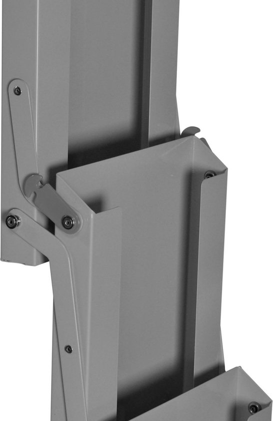 VITAdisplays A4 Brochurehouder - Transparant Met Visitekaartje Vak