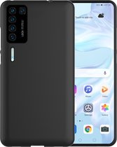 Huawei P40 Pro Backcover - Zwart - Soft TPU hoese